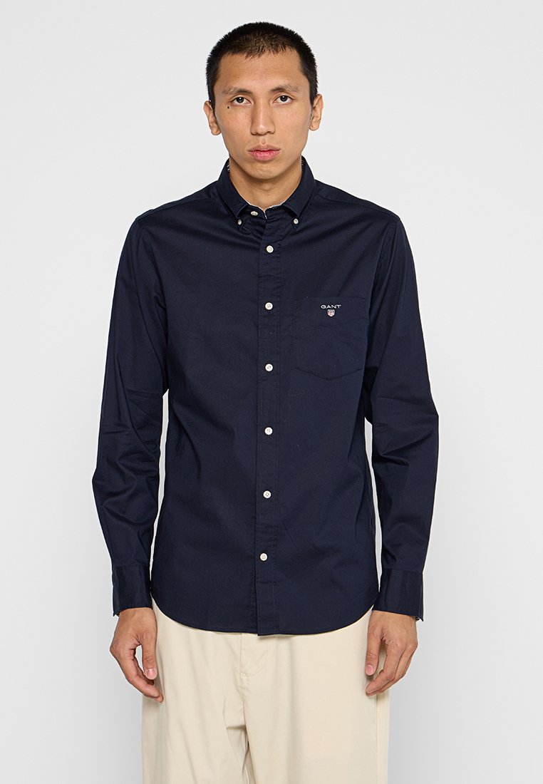 Gant Overhemd donkerblauw