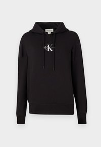 MONOLOGO HOODIE - Φούτερ - black
