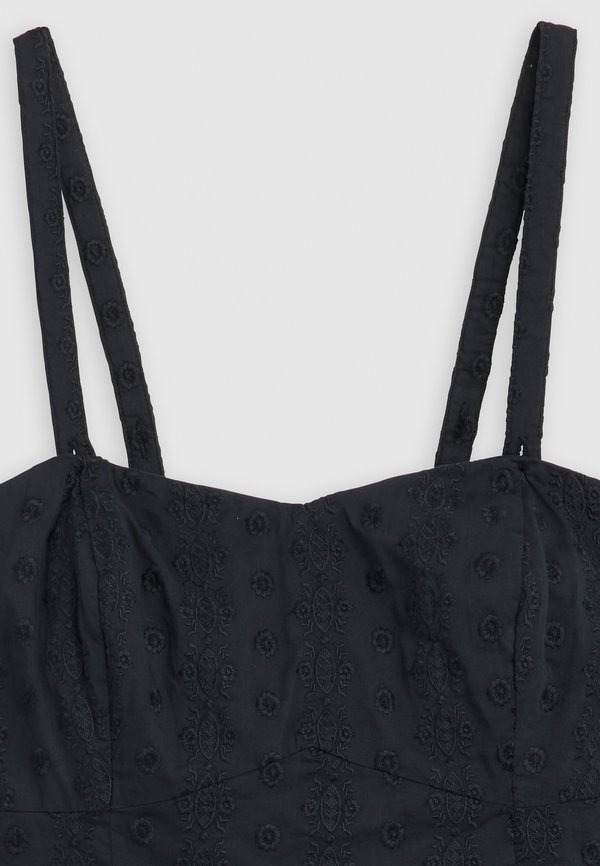 LULA EYELET TANK - Top - anthracite night2