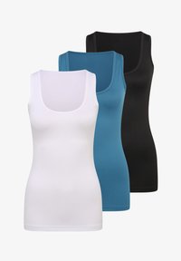 Unselected, petrol schwarz weiß