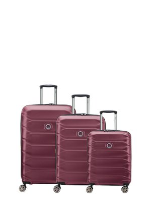 METEOR SET 3-TEILIG MIT DEHNFALTE - Luggage set - bordeaux