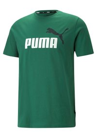 Puma ESS LOGO SHORTSLEEVE - T-shirt print - grün