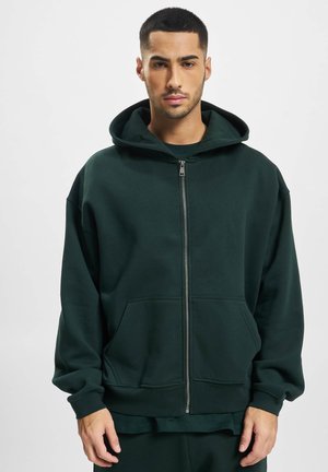 ZIP HOODY - Felpa con zip - dark green