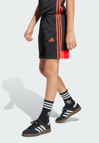 adidas Performance Sportske kratke hlače - black   lucid red