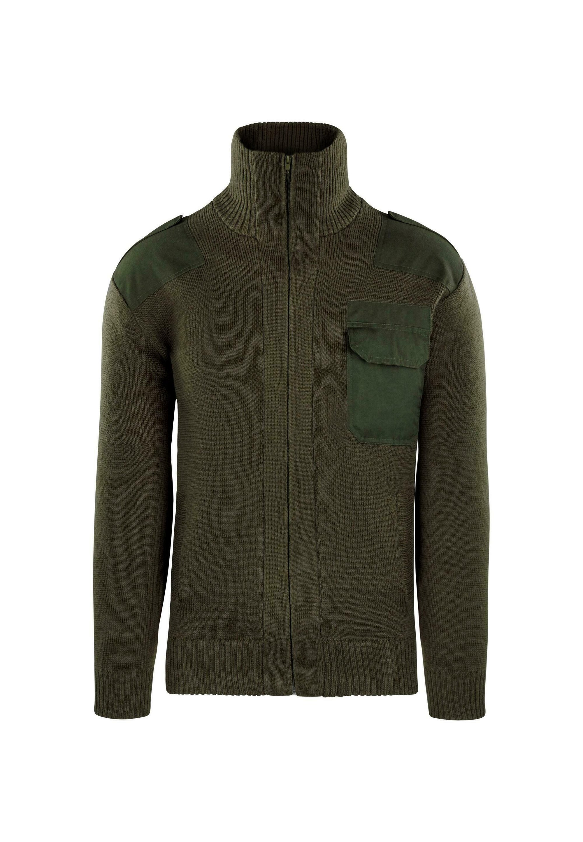 normani Outdoor Sports Bundeswehr Wolljacke Strickjacke Cardigan