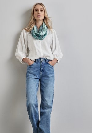 GEMUSTERTER LOOP - Snood - grün