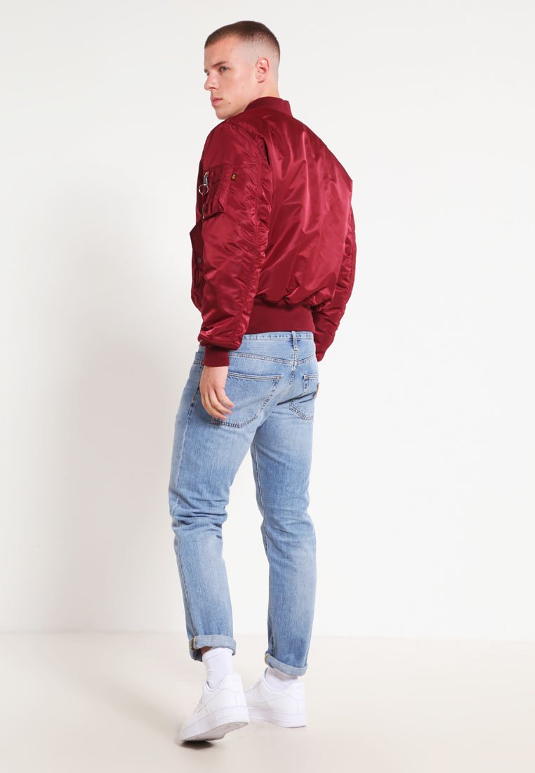 Alpha Industries HERITAGE - Bomber Jacket - burgundy