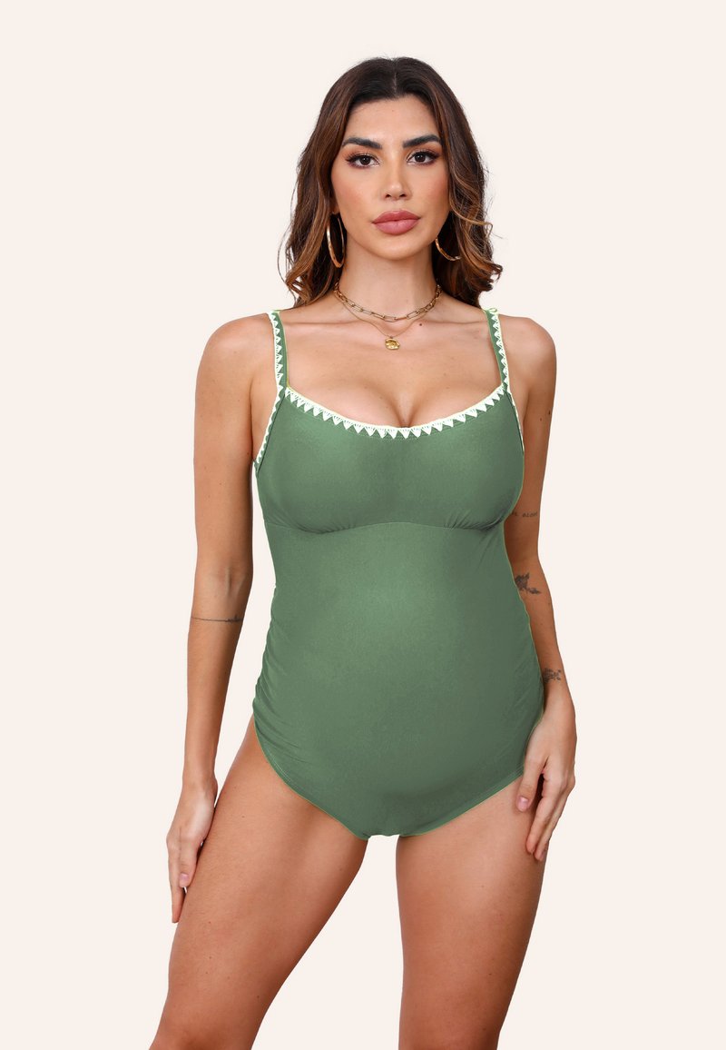 Cupshe Badeanzug - dark gree