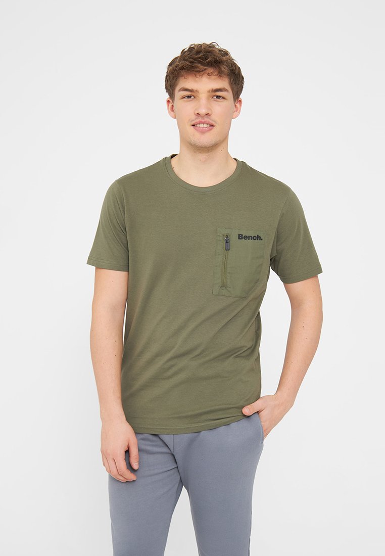 Bench T-shirt basic kaki