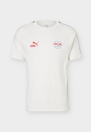 Puma, RB LEIPZIG KING TEE - Equipación de clubes - warm white/for all time red
