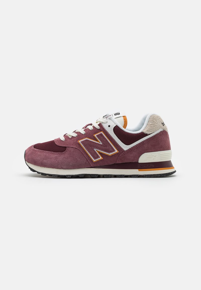 New Balance 574 UNISEX - Sneaker low - mottled bordeaux/bordeaux ...