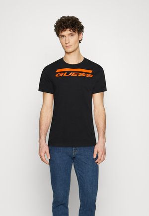 LOGO TEE - T-shirt con stampa - jet black