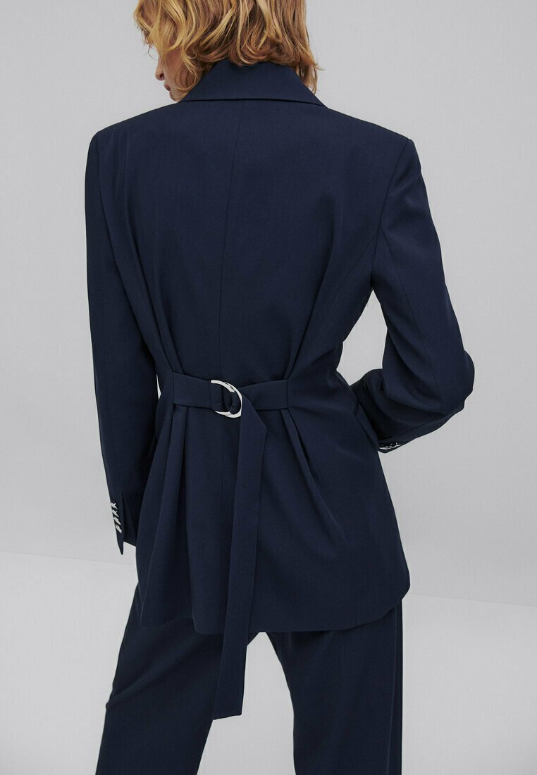 Damen Leichte Jacken | Massimo Dutti STUDIO WOOL BLAZER WITH SILVER BUTTONS Blazer blue black denim/dark-blue denim - WN69257 Damen Leichte Jacken | Massimo Dutti STUDIO WOOL BLAZER WITH SILVER BUTTONS Blazer blue black denim/dark-blue denim - WN69257
