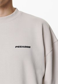 Pegador LOGO OVERSIZED SWEATER - Felpa - washed dust cream