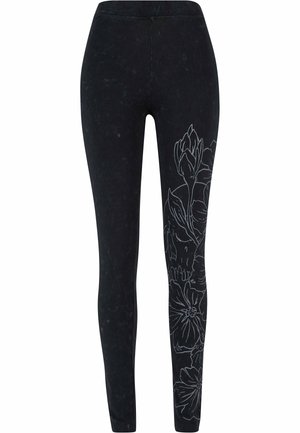 Dangerous DNGRS MARBLE  - Leggings - Trousers - black