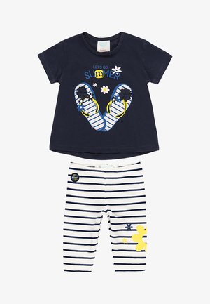 SET - Stoffhose - navy