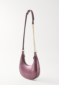 Pinko BRIOCHE HOBO MINI TEXTURE - Taška cez plece - marrone metallizzato/oro