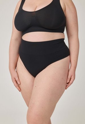 SHAPING HIGH WAIST TANGA - String - schwarz