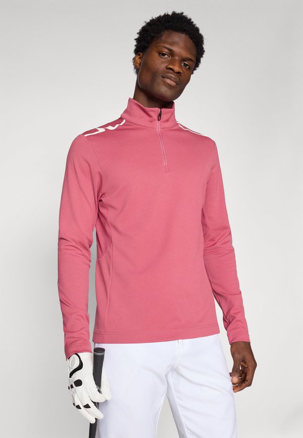 LEON QUARTER ZIP MID LAYER - Long sleeved top - rose wine3