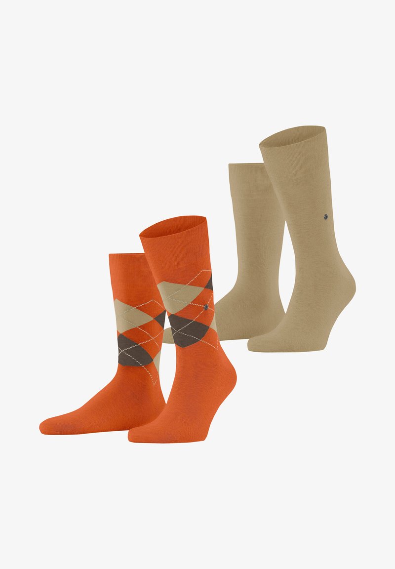 Burlington EVERYDAY MIX 2-PACK - Socken - pumpkin