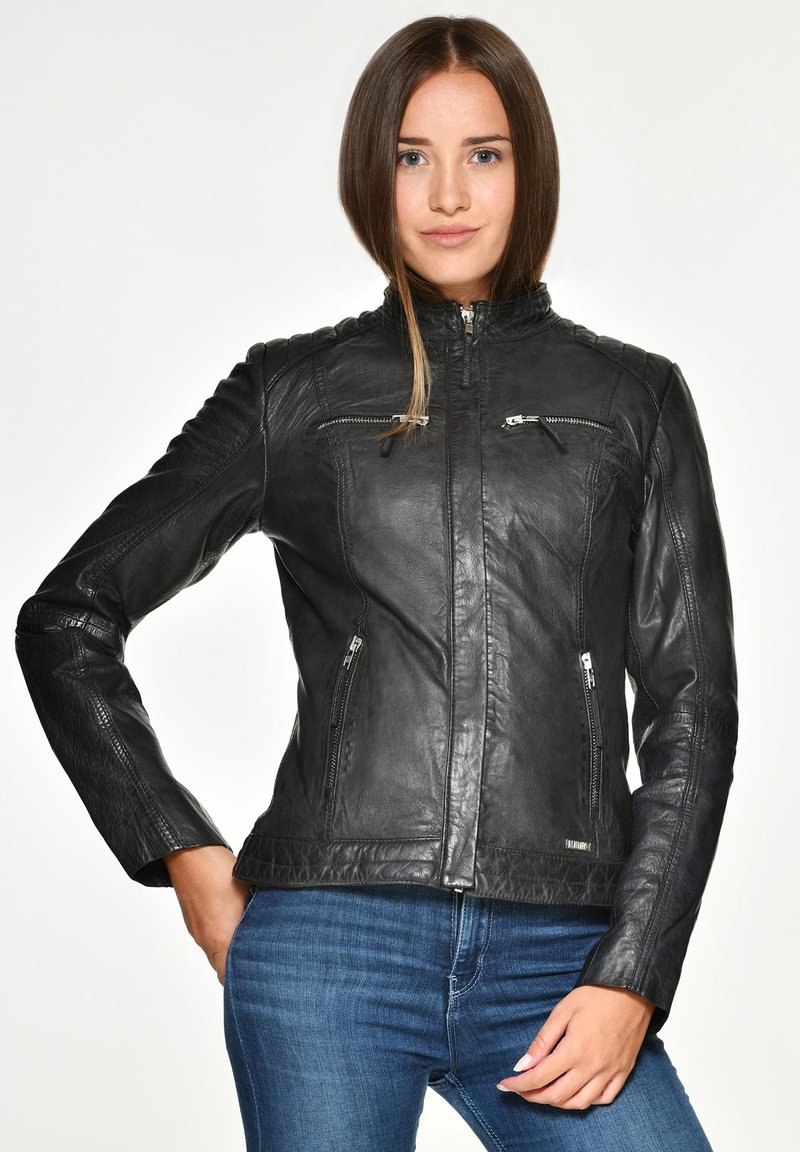 Mustang Lederjacke - graphite