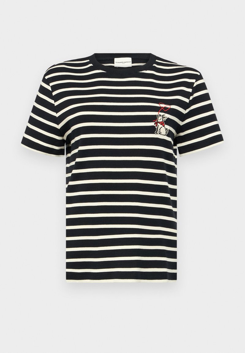 CLAUDIE PIERLOT T-shirt basic donkerblauw