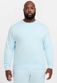 Nike Sportswear CRW - Felpa con cappuccio - glacier blue white