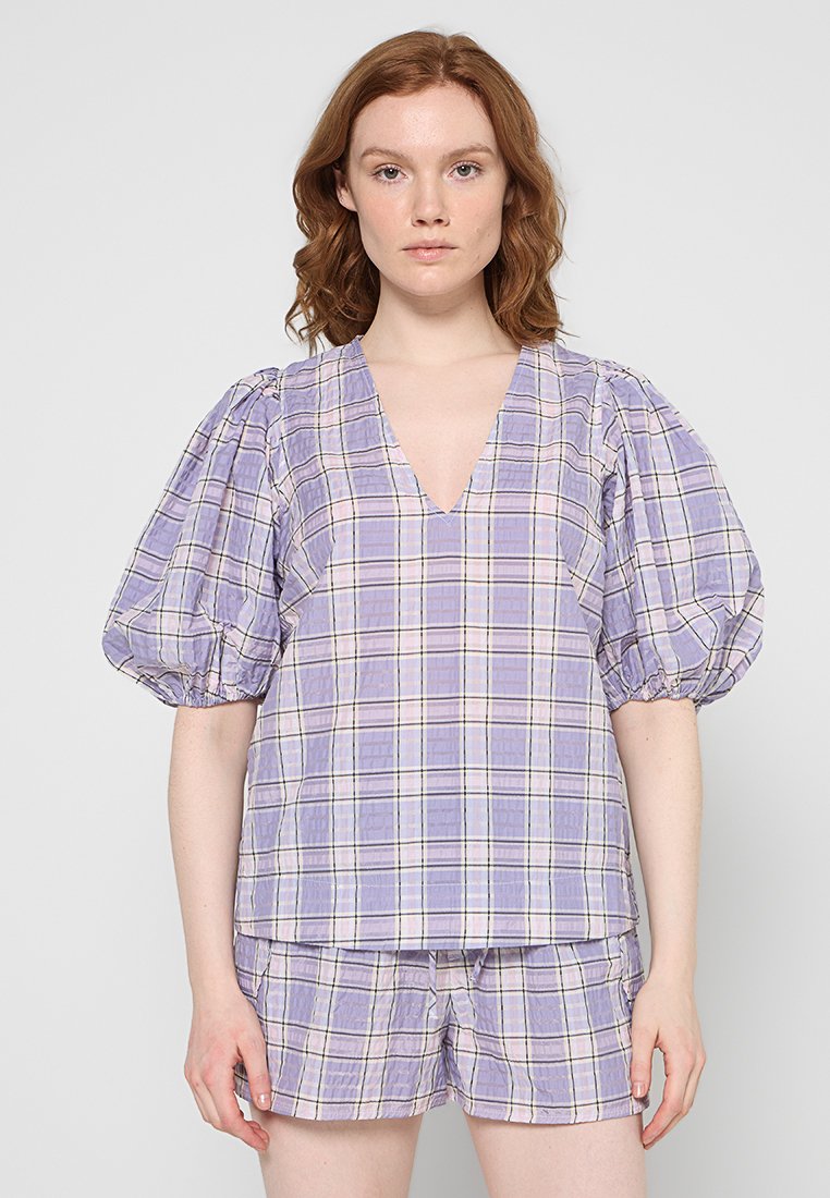 Ganni Blouse paars