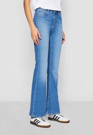 Flared Jeans - light-blue denim