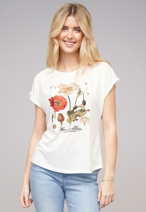 Cloud 5ive FLOWER  - T-Shirt print - white