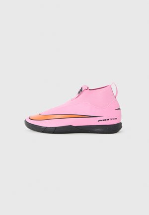 ZOOM 10 ACADEMY UNISEX - Indoor football boots - magic flamingo/black/total crimson