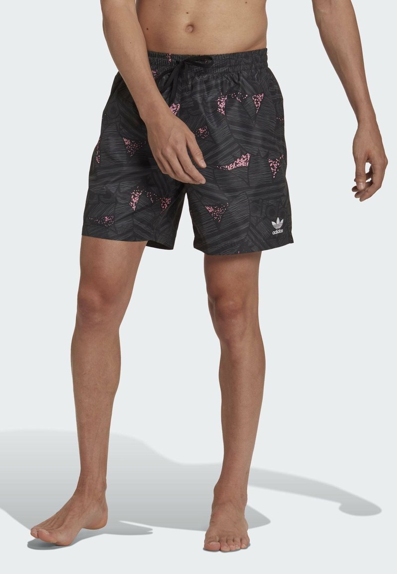adidas Originals REKIVE ALLOVER Swimming shorts black grey six