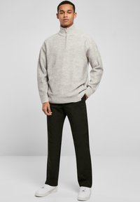 Felpa Da Uomo Urban Classics Troyer A Righe, Colletto Con Cerniera, Vestibilità Oversize