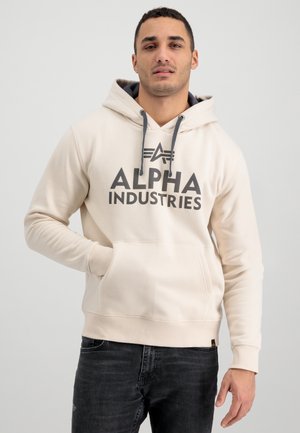 Alpha Industries, Kapuzenpullover - jet stream white
