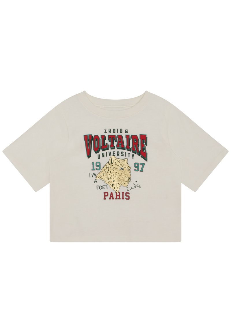 Zadig & Voltaire T-shirt print beige Zadig & Voltaire T-shirt print beige