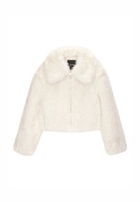 PULL&BEAR Imiteret læderjakke - white
