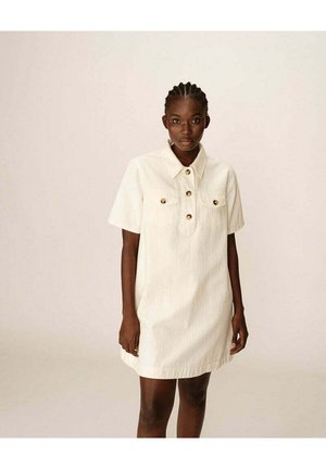 Robe chemise - ecru