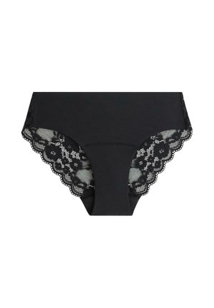 WITH ABSORBENCY – HIPHUGGER - Menstruationsunterwäsche - black