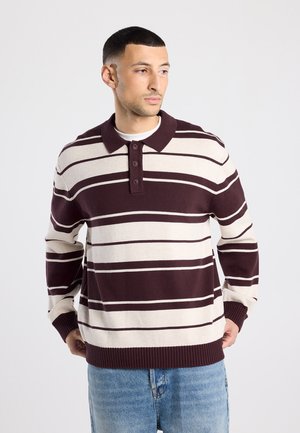 America Today, Poloshirt - bordeaux