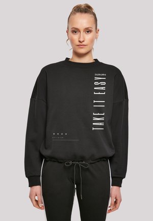 TAKE IT EASY - Sweatshirt - schwarz