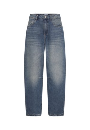b.young, BYKALLUNA JEANS - Wide Leg - mid blue denim