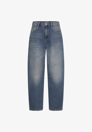 b.young, BYKALLUNA - Wide Leg - mid blue denim