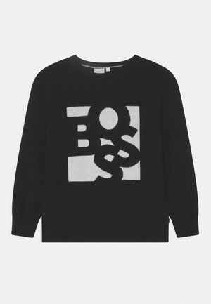 Strickpullover - black