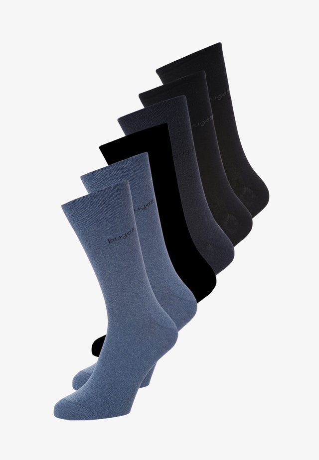 6 PACK - Chaussettes - light denim melange/indigo melange/dark navy