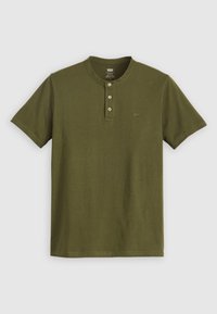 HENLEY - Paprasti marškinėliai - olive night