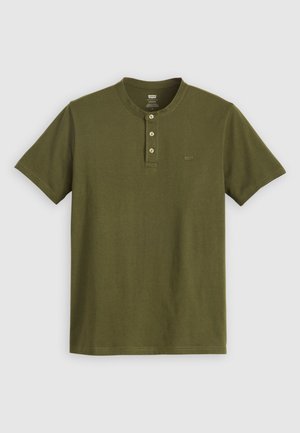 Levi's® HENLEY - T-shirt - bas - olive night