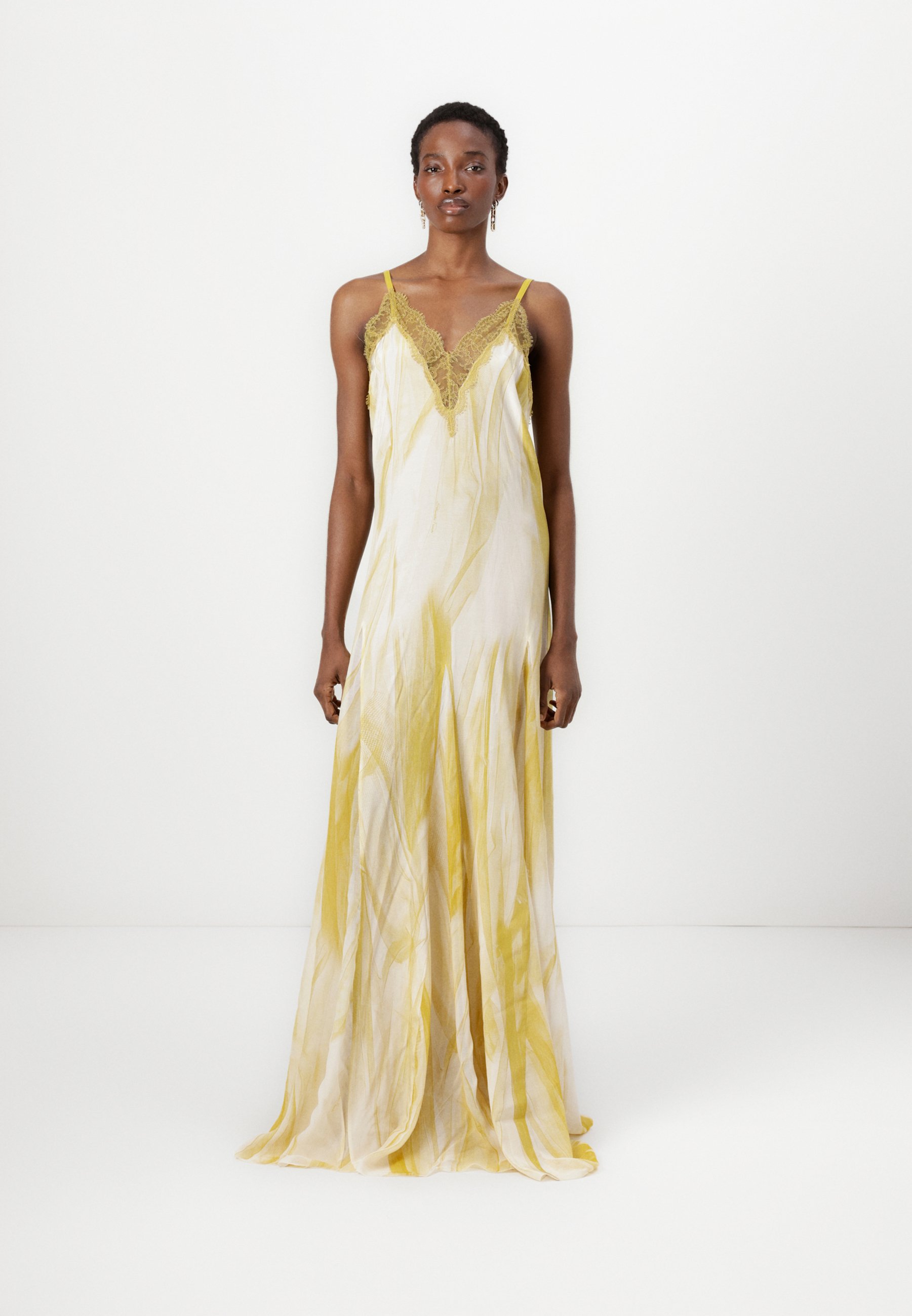 elisabetta franchi gold dress ELISABETTA FRANCHI Woman dress ab53441e2 105 green main image 1