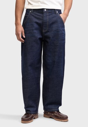 MEMPHIS - Blugi drepți - dark blue washed