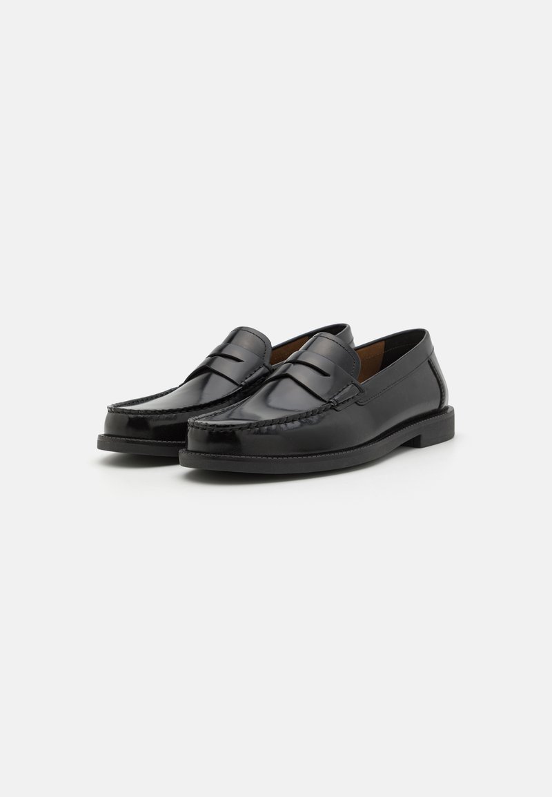 Mocassins Geox Cuoio Noir Pointure 44 - Cuir Véritable, Occasion Très Bon état