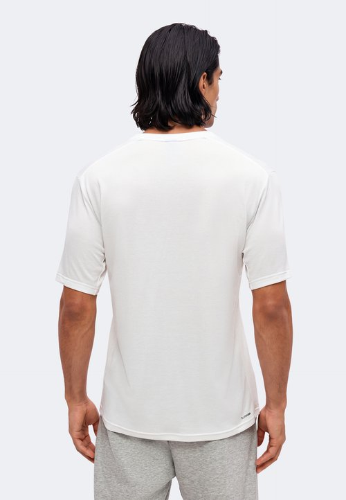 adidas WORKOUT ESSENTIALS FEELREADY NOVELTY - Sports T-shirt - white — photo 3